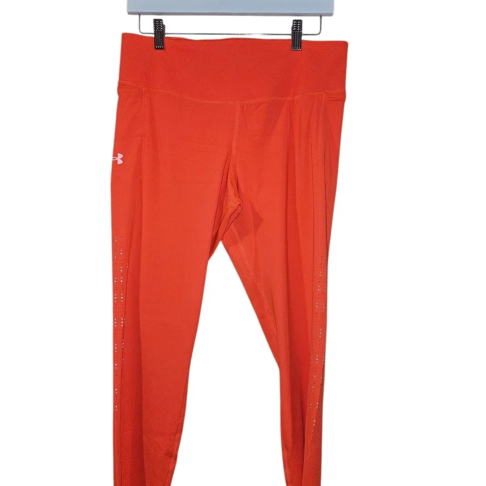 UNDER ARMOUR Flyfast Elite Ankle 7/8 Tights, Size XL, Pink/Orange, NWT - Picture 10 of 14